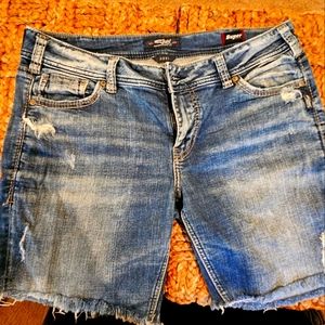Silver brand cutoff Jean shorts